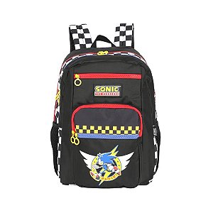 Mochila de Costas Escolar Sonic Race The Hedgehog - Luxcel