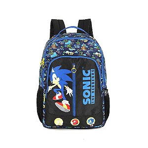 Mochila de Costas Sonic Azul The Hedgehog - Luxcel