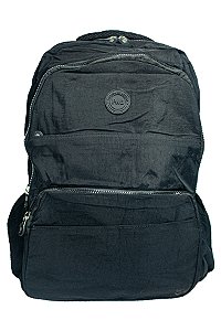 MOCHILA ESCOLAR COSTAS PRETA CRINCKLE FASHION