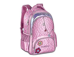 MOCHILA DE COSTAS FEMININA SWEET QUEEN ROSA
