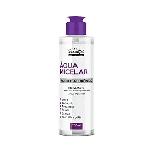 ÁGUA MICELAR C/ ÁCIDO HIALURONICO 200ml - FACE BEAUTIFUL