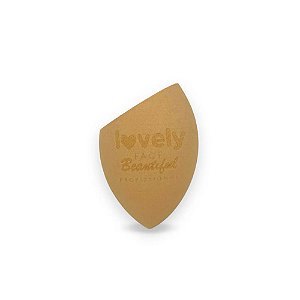 ESPONJA PARA MAQUIAGEM LOVELY - BEGE