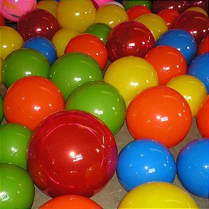 Bola Do Kiko 5Un De 60cm + 30Un De 40cm Parque Decoração