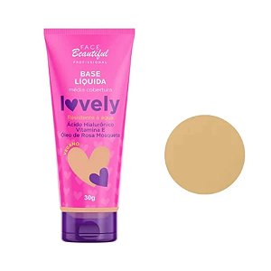 BASE LÍQUIDA 30ml MÉDIA COBERTURA LOVELY - A