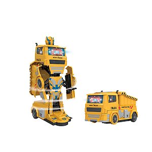 CAMINHÃO CAÇAMBA TRANSFORMERS COM MOVIMENTO - ZOOP TOYS