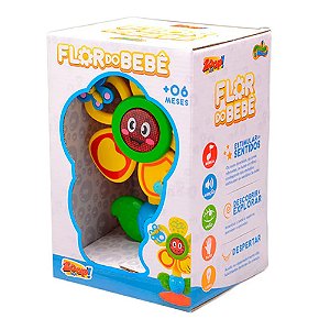 FLOR PARA BEBÊ COM LUZ E SOM INTERATIVA BEBÊS - ZOOPTOYS