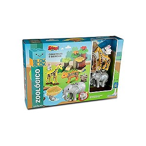 BLOCOS DE CONSTRUÇÃO ZOOLÓGICO - ZOOP TOYS