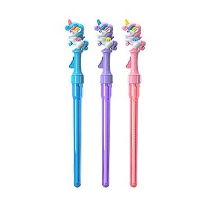 BASTÃO FÁBRICA DE BOLHAS UNICÓRNIOS SORTIDO - ZOOP TOYS
