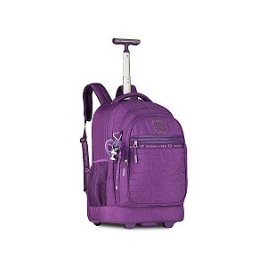 MALA MOCHILA CARRINHO C/ CHARMES E PUXADOR - REBECCA BONBON