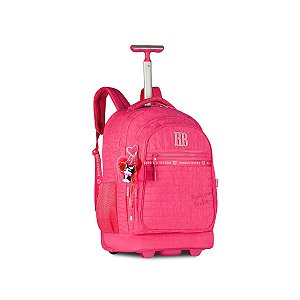 MALA MOCHILA CARRINHO C/ CHARMES E PUXADOR - REBECCA BONBON