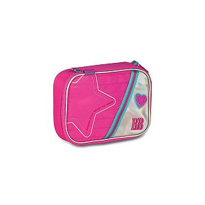 ESTOJO BOX ROSA HOLOGRÁFICO COLEÇÃO HOLO SHINE - REBECCA BONBON