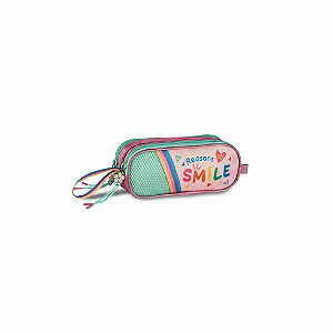 ESTOJO DUPLO FEMININO ROSA COLEÇÃO REASONS TO SMILE - CLIO OFICIAL