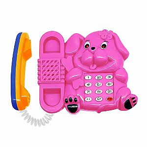 Brinquedo Dog Fone Rosa - Art Brink