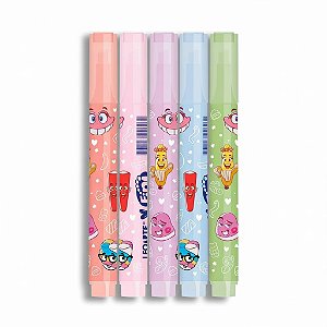 KIT 5un MARCA TEXTOS FINI C/ AROMA - LEOARTE