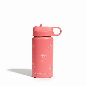 GARRAFA TÉRMICA DE INOX ROSA PICNIC 500ml - LEOARTE