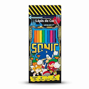 KIT ESCOLAR COMPLETO C/ 12 CORES SONIC - LEO&LEO