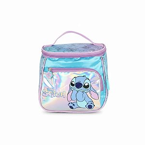 LANCHEIRA TÉRMICA AZUL 2 COMPARTIMENTOS STITCH - LUXCEL