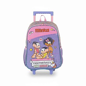 MOCHILA CARRINHO ROXO TURMA DA MÔNICA - LUXCEL