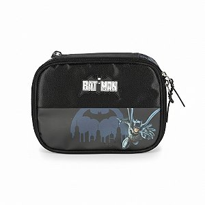 ESTOJO BOX ESCOLAR BATMAN PRETO - LUXCEL