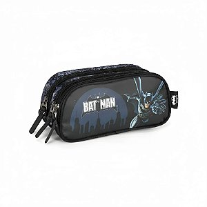 ESTOJO 3 DIVISÕES PRETO BATMAN - LUXCEL