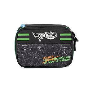 ESTOJO BOX HOT WHEELS VERDE - LUXCEL