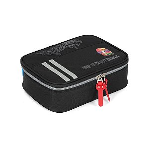 ESTOJO BOX HOT WHEELS PRETO - LUXCEL