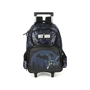 MOCHILA DE CARRINHO BATMAN PRETA - LUXCEL