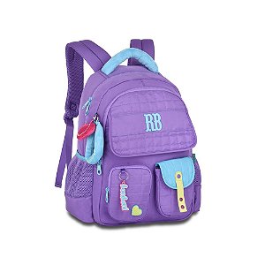 MOCHILA COSTAS PLUSH DREAMS LILÁS - REBECCA BONBON