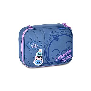 ESTOJO BOX ESCOLAR STITCH DISNEY TSUM TSUM 100 PENS - CLIO