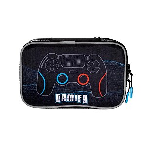 ESTOJO BOX ESCOLAR JUVENIL GAME GAMIFY ORGANIZADOR XERYUS