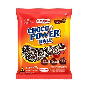 Micro Ball Cereal Com Cobertura De Chocolate / Branco 500g