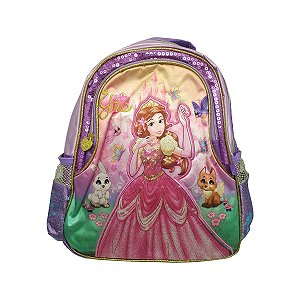 Mochila Infantil Escolar Feminina Princesa Yris Roxo Média
