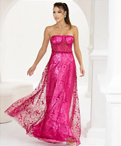 VESTIDO LONGO CORSELET TOMARA QUE CAIA