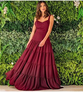 VESTIDO LONGO CHERRY