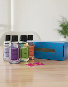 Aspirador Rainbow - Fragrância NACIONAL - Kit C/ 4 Frascos !