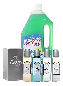 Odorizer Frash Air 850ml + Kit 4 Fragrâncias 120 Ml