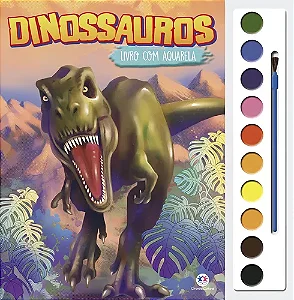 Livro Aquarela Dinossauros (magic Kids)