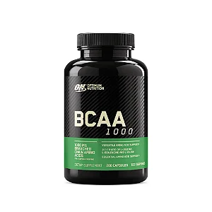 Bcaa 1000 optimum nutrition - 200 cápsulas