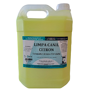 Limpa-Canil Citronela 5 Lts - Higienizador Limpador para Quintal e Canil