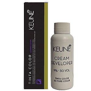Keune Tinta Color UC 7.31 Louro Médio Dourado Cinza + Developer 30vol