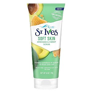 St Ives Soft Skin Esfoliante Facial Abacate e Mel 170g