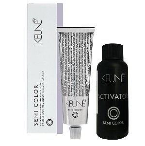 Keune Semi Color Ultimate Blonde 10.17 Louro Extra Claro Cinza Violeta + Activator