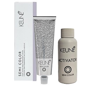 Keune Semi Color Ultimate Blonde 10.17 Louro Extra Claro Cinza Violeta + Activator