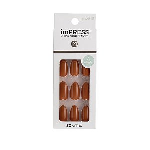 Kiss NY Impress Unhas Autocolantes Amendoada - Citrine