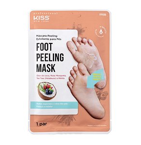 Kiss NY Máscara Peeling Esfoliante para Pés - Foot Peeling Mask
