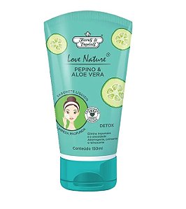 Flores e Vegetais Pepino & Aloe Vera - Sabonete Líquido Detox 150ml