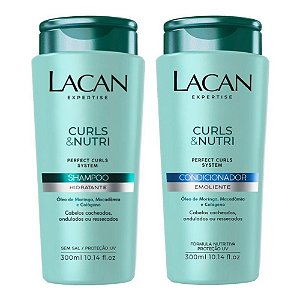 Lacan Curls e Nutri - Kit Shampoo e Condicionador