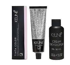 Keune Tinta Color 9.2 Louro Muito Claro Pérola + Developer 30vol