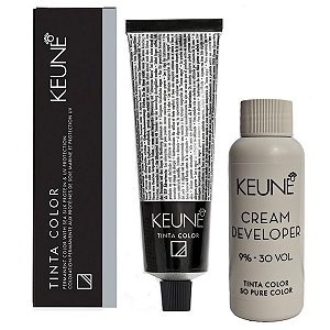 Keune Tinta Color 8.1 Louro Claro Cinza + Developer 30vol