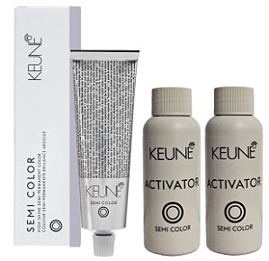 Keune Semi Color 6.1 Louro Escuro Cinza+ 2 Activator